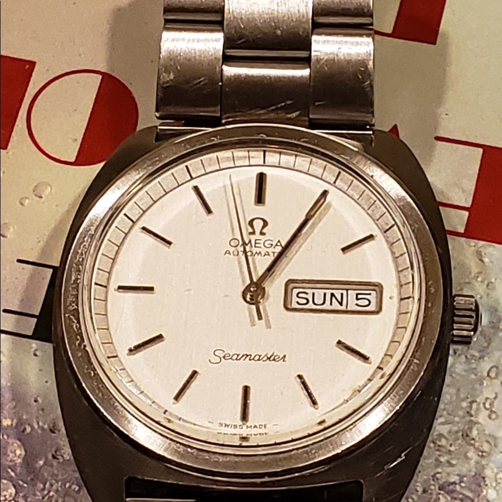 Omega Seamaster 166.064 1972. Vintage style.